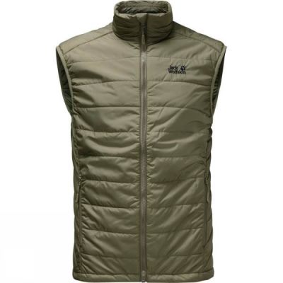 Chaleco Jack Wolfskin Glen Hombre - Verde Oliva - Chile PTQ710568